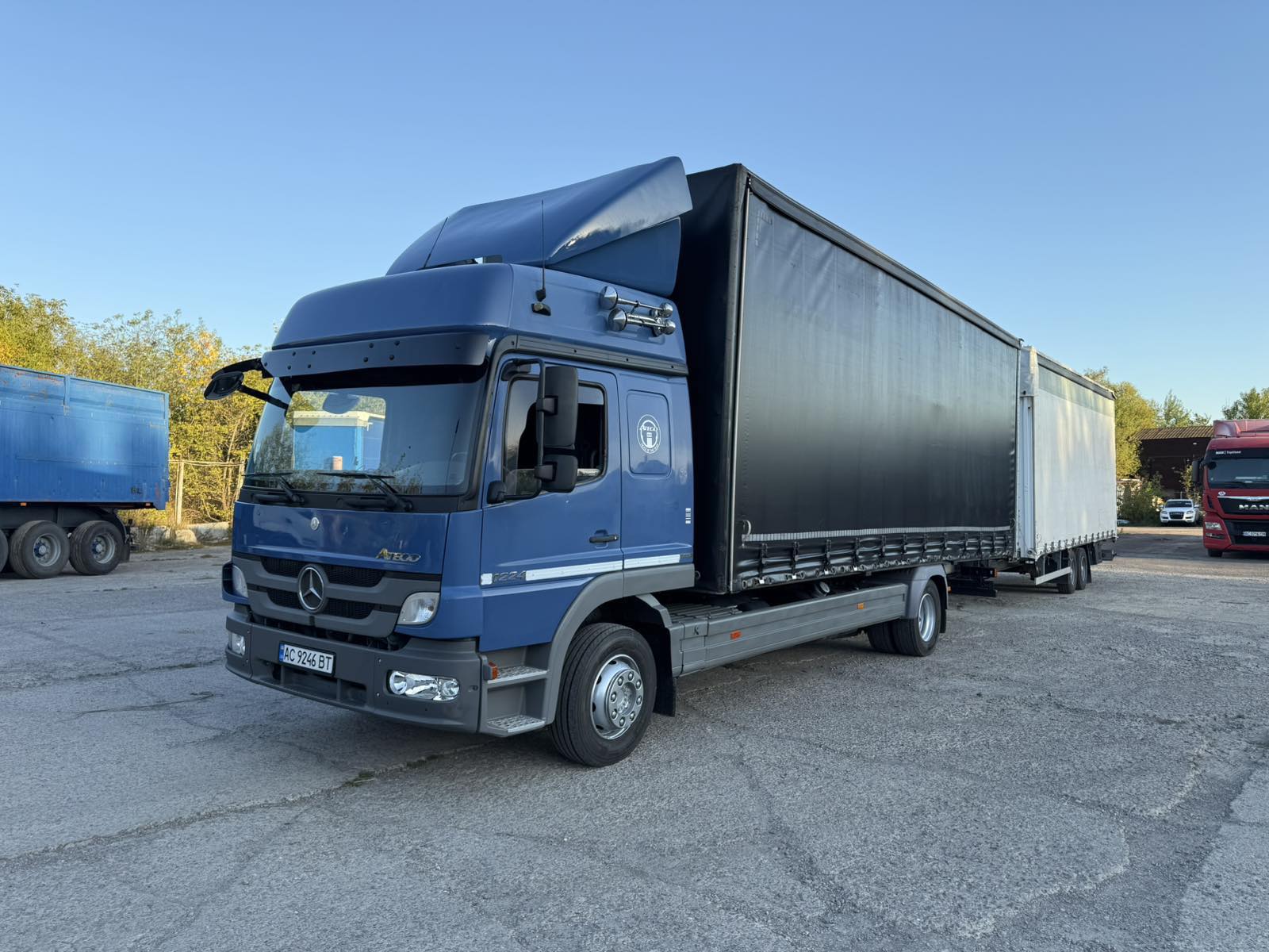 Тентований Mercedes-Benz ATEGO 1224L