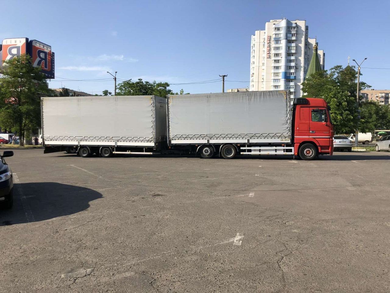Тентований Mercedes-Benz ACTROS 2544 L
