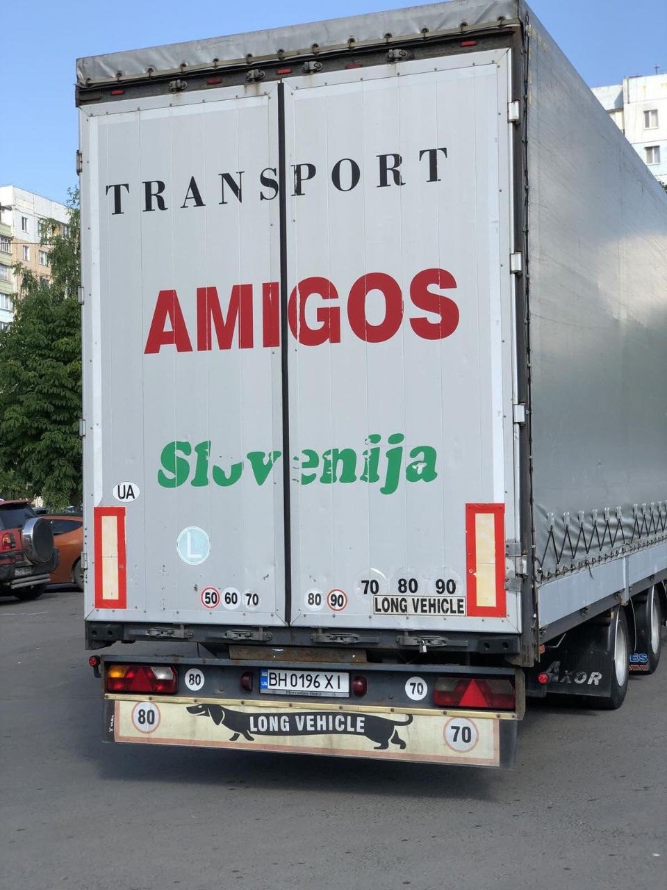 Тентований Mercedes-Benz ACTROS 2544 L