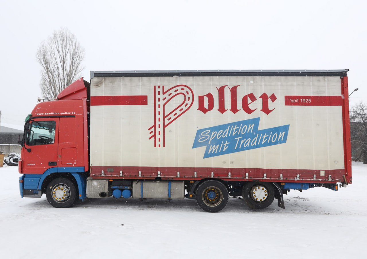 Тентований Mercedes-Benz ACTROS 2544