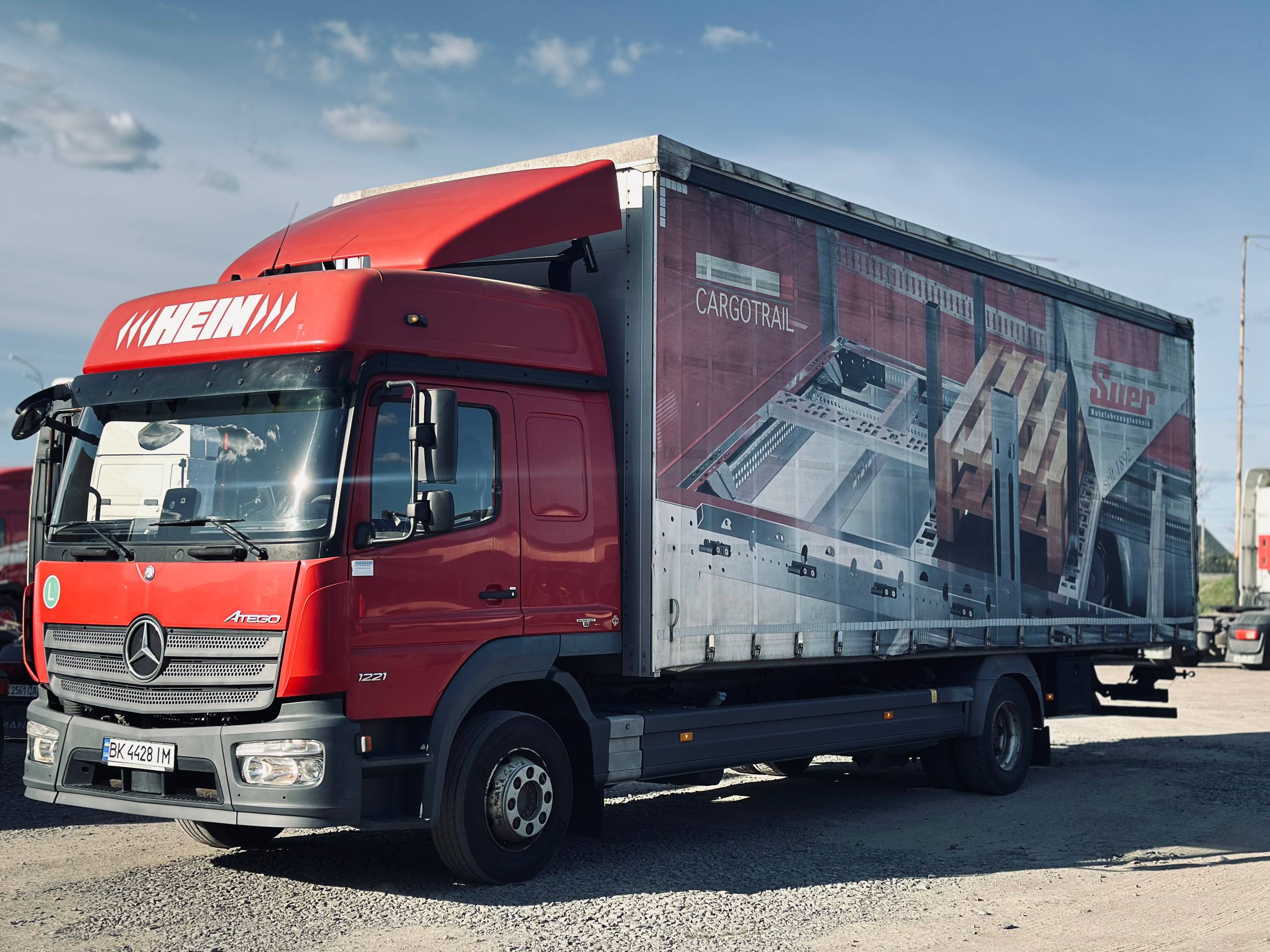 Тентований Mercedes-Benz ATEGO 1221 L