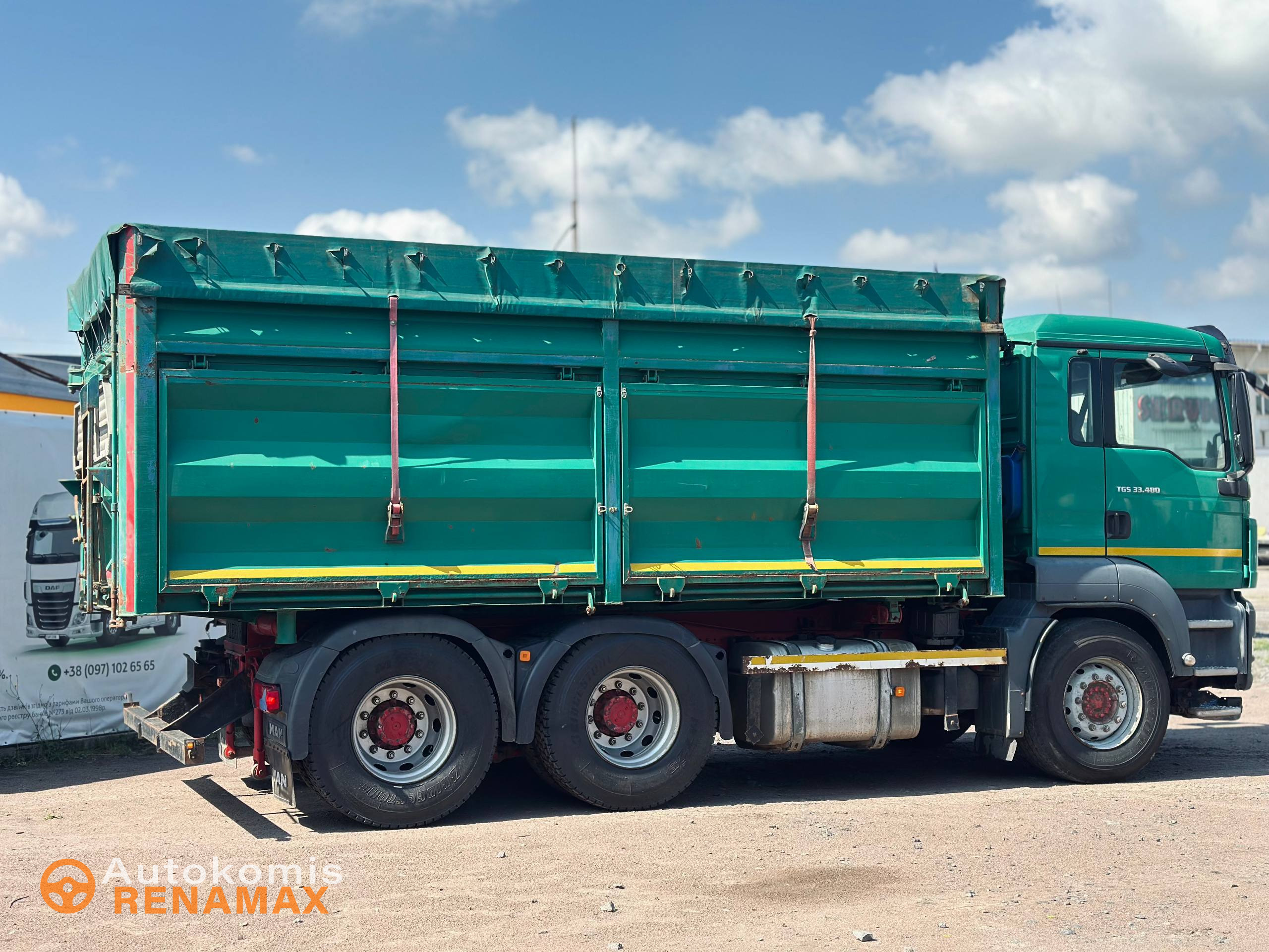Самоскид MAN TGS 33.480